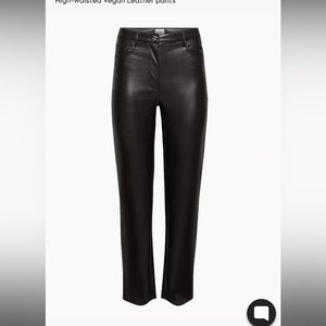 Aritzia leather pants